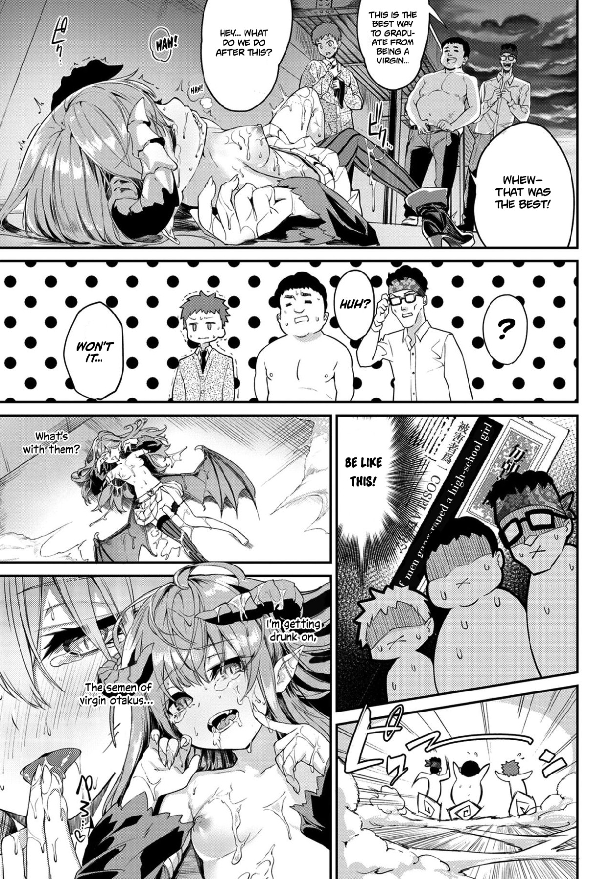 Hentai Manga Comic-The Hungry Succubus' Feeding Day-Read-21